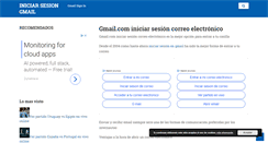 Desktop Screenshot of gmailiniciarsesion.com